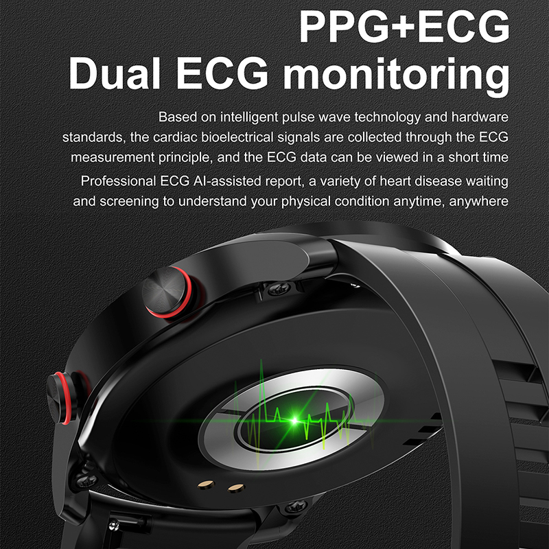 ECG+PPG Bluetooth Call Smart W - đánh giá và giá Smartwatch Custom