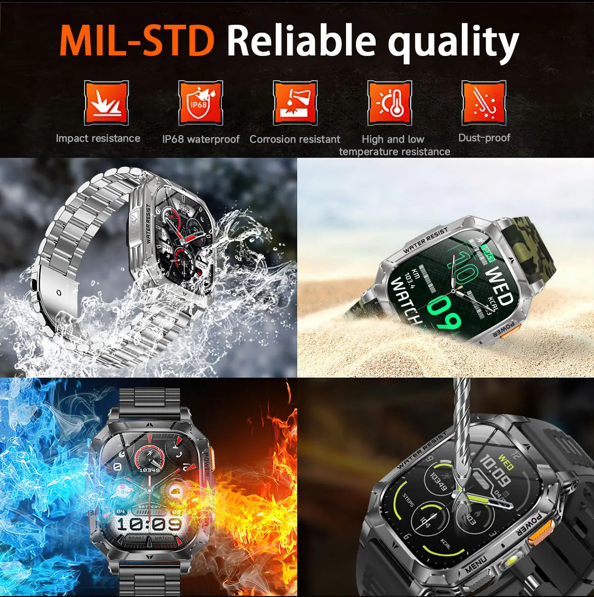2026 New Built-in 1400mAh Supe - đánh giá và giá Smartwatch Custom